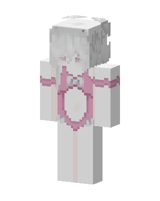 Pink Angel skin, 3D preview