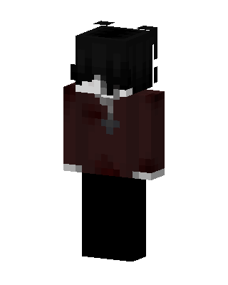 Crimson Emo skin, 3D preview