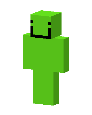 Dream Minecraft creeper skin