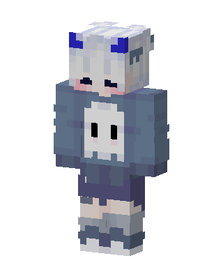 Ghost Hoodie Demon skin, 3D preview