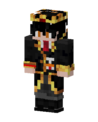 Black Gold Captain skin, 3D preview