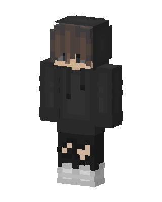 Hoodie Boy skin, 3D preview