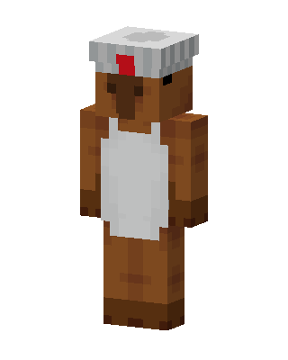 Chef Bear skin, 3D preview