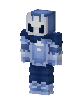 Blue Masked Robot Minecraft skin