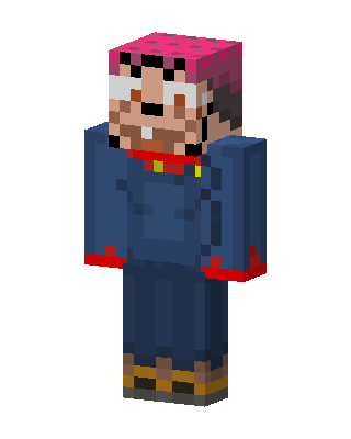 Pink Hair Clown skin, 3D preview