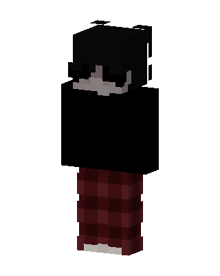 Plaid Pants Emo skin, 3D preview