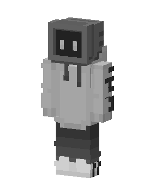TV Head Hoodie skin, 3D preview