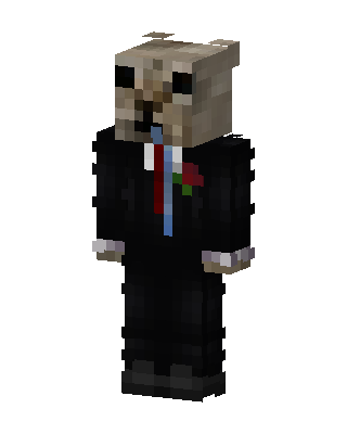 Pug Gentleman Minecraft skin