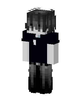 Monochrome Boy skin, 3D preview