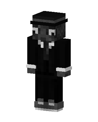 Plague Gentleman skin, 3D preview