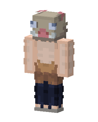 Inosuke Hashibira Minecraft skin