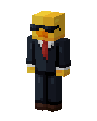 Agent Duck skin, 3D preview