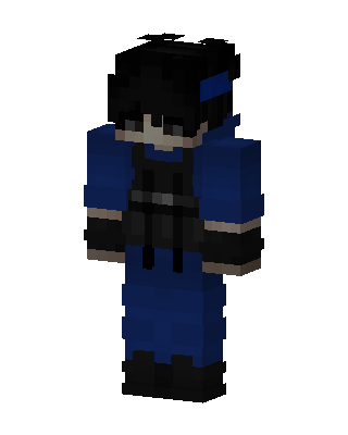 Blue Uniform Soldier Minecraft skin