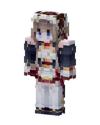 Maid Knight skin, 3D preview