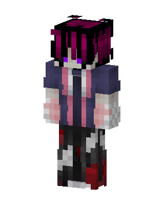 Purple Girl Minecraft skin