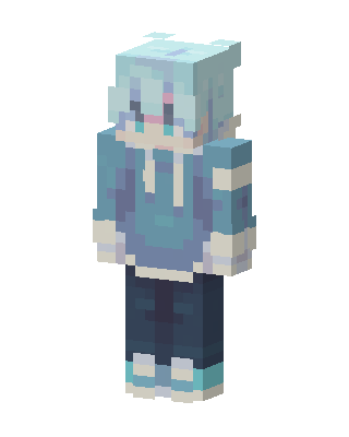 Frosty Hoodie skin, 3D preview