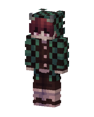 Tanjiro Kamado Minecraft e-girl skin