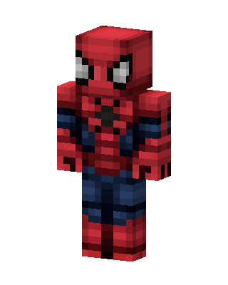 Spider-Man skin, 3D preview