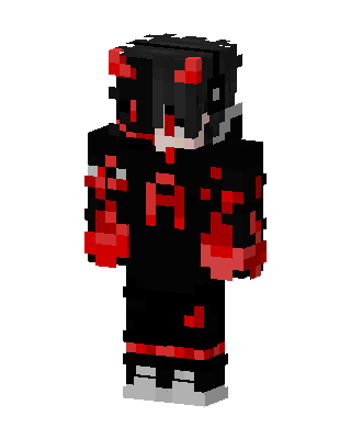 Crimson Hoodie Demon skin, 3D preview