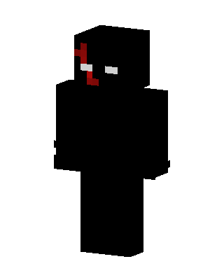 Black Villain Boy skin, 3D preview