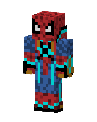 Spider-Man skin, 3D preview