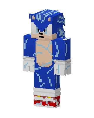 Blue Animal skin, 3D preview