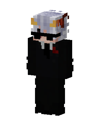 Horned Suit Boy skin, 3D preview