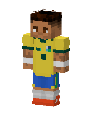 Brazil Striker skin, 3D preview