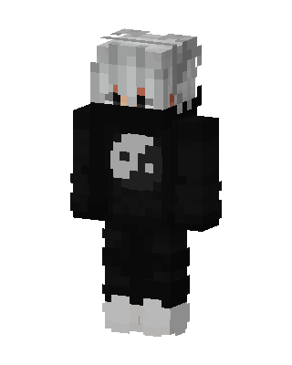 Yin Yang Hoodie skin, 3D preview