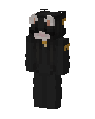Shadow Cat Nun skin, 3D preview