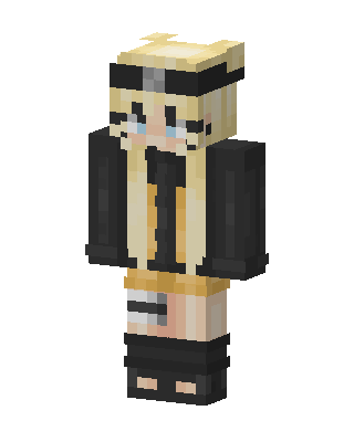 Ninja Headband Girl skin, 3D preview