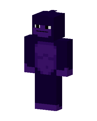 Purple Gorilla skin, 3D preview