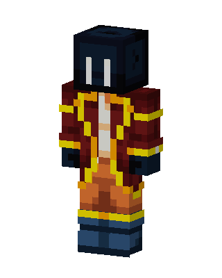 Pirate Captain skin, 3D preview