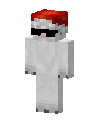White Holiday Minecraft skin
