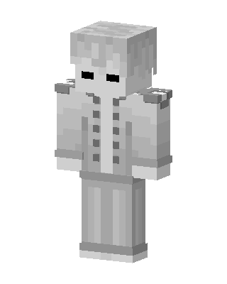Gray Skeleton Minecraft mob skin