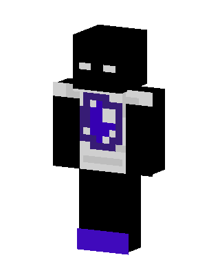 Shadow Enderman skin, 3D preview