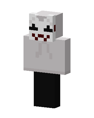 White Animal skin, 3D preview