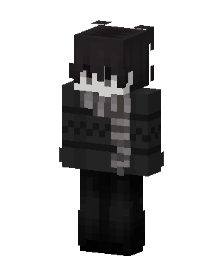 Shadow Scarf skin, 3D preview