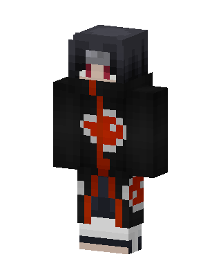 Itachi Uchiha skin, 3D preview