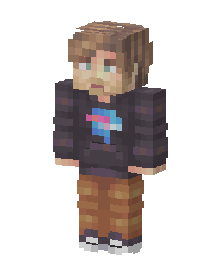 Hoodie Guy skin, 3D preview