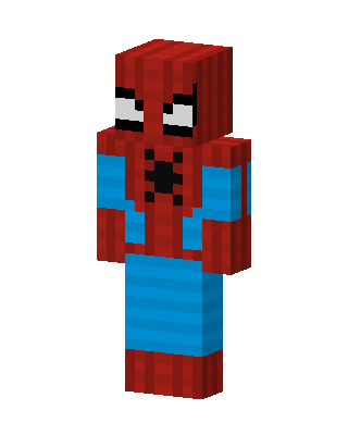 Spider-Man skin, 3D preview