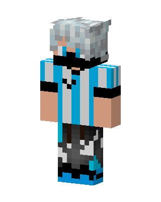 Argentina Jersey Boy skin, 3D preview