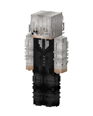 Silver Butler skin, 3D preview