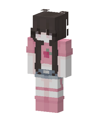 Strawberry Girl Minecraft skin