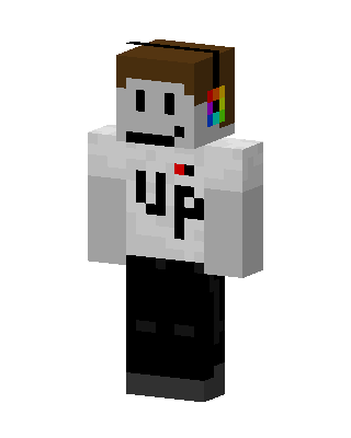 Up Headphones Guy skin, 3D preview