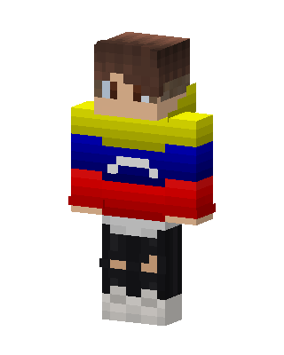 Venezuela Hoodie Boy skin, 3D preview