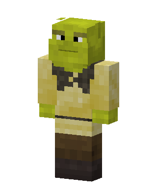 Green Mob Boy skin, 3D preview
