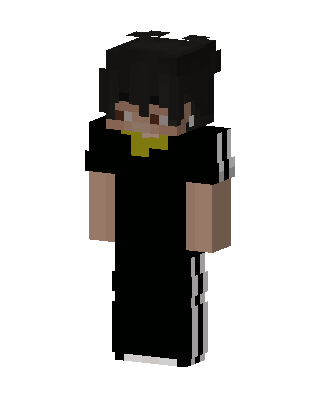 Black Emo Boy Minecraft goth skin