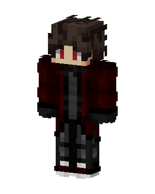 Red Villain Boy skin, 3D preview