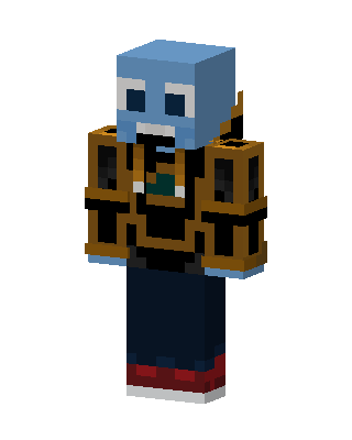 Aqua Armor skin, 3D preview